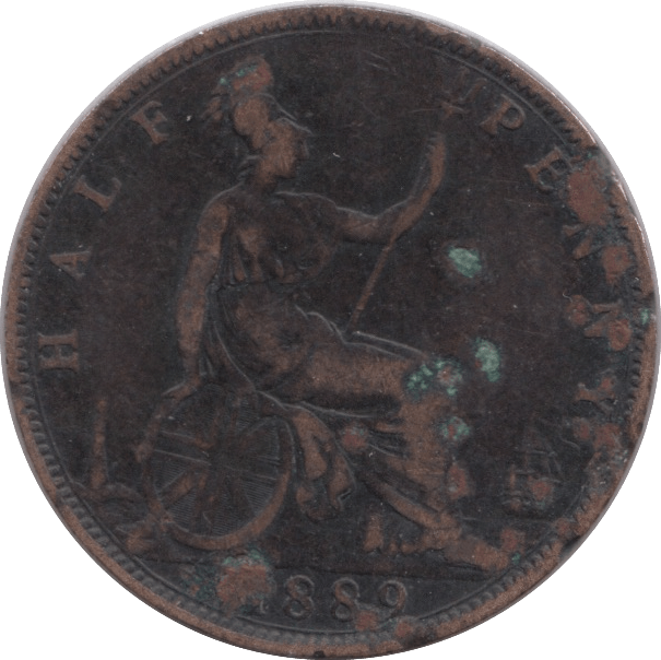 1889 HALFPENNY ( NF ) - Halfpenny - Cambridgeshire Coins
