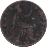 1889 HALFPENNY ( NF ) - Halfpenny - Cambridgeshire Coins