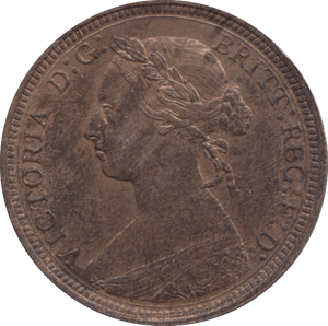 1889 HALFPENNY ( UNC ) - Halfpenny - Cambridgeshire Coins