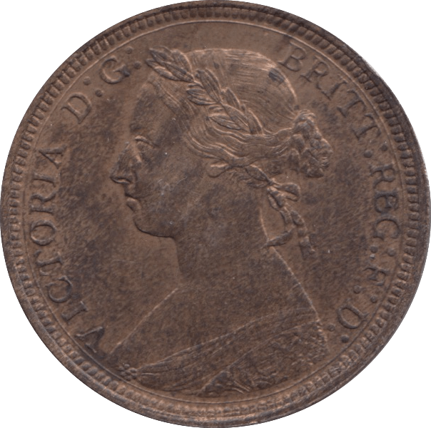 1889 HALFPENNY ( UNC ) - Halfpenny - Cambridgeshire Coins