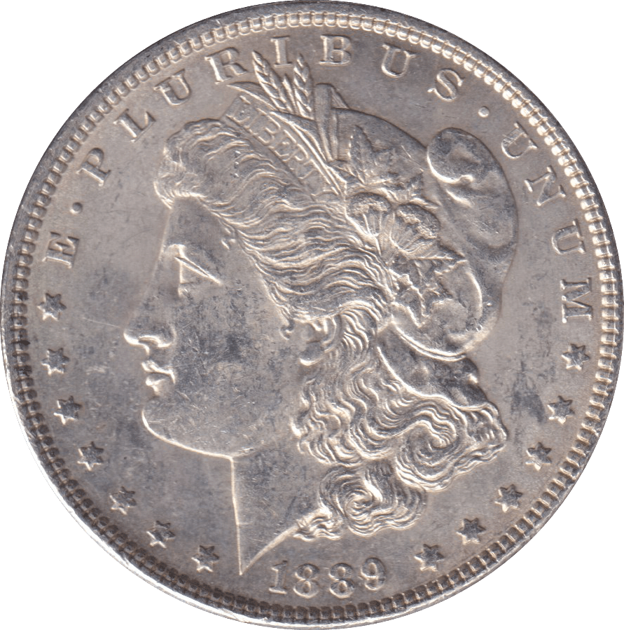 1889 MORGAN DOLLAR USA PHILADEPHIA MINT - SILVER WORLD COINS - Cambridgeshire Coins