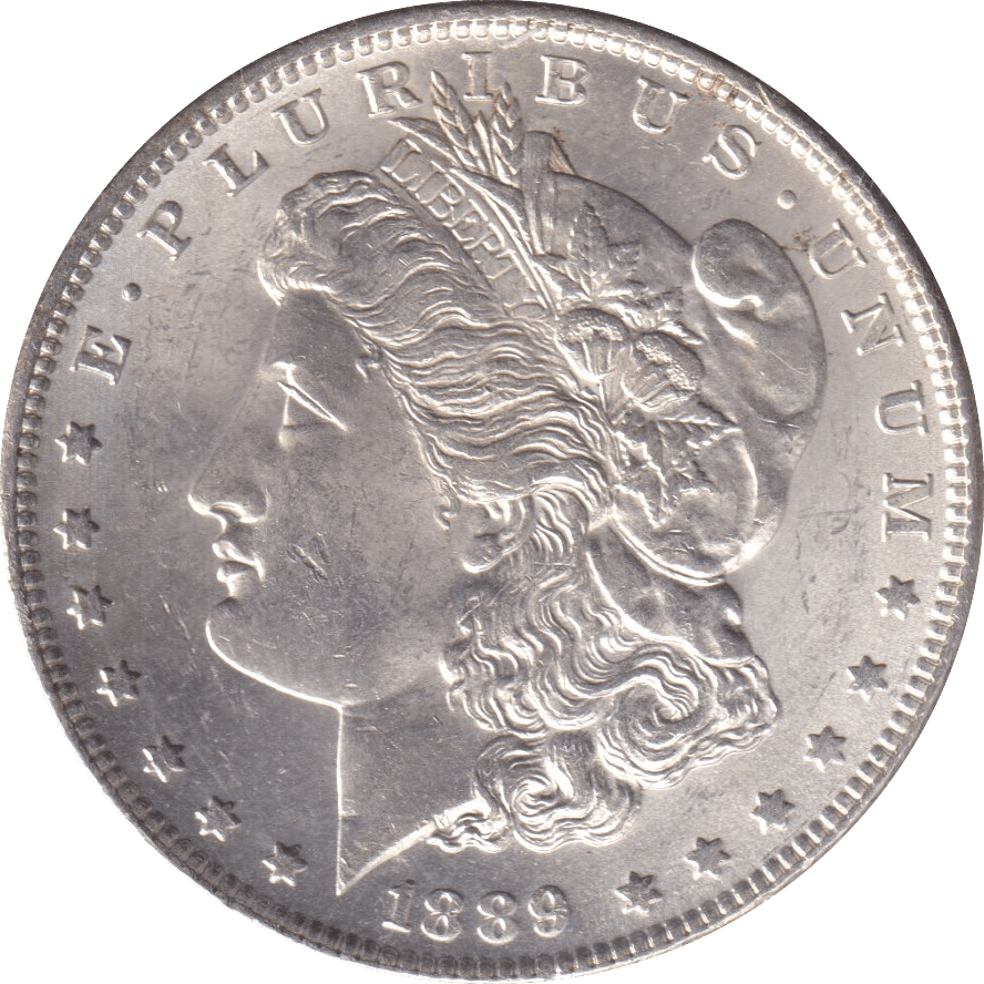 1889 ONE DOLLAR PHILLY - SILVER WORLD COINS - Cambridgeshire Coins