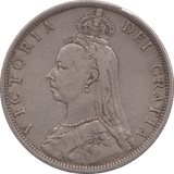1889 ONE FLORIN ( VF ) - FLORIN - Cambridgeshire Coins