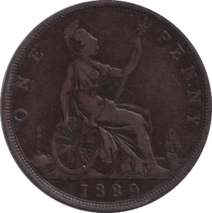 1889 PENNY ( FINE ) - PENNY - Cambridgeshire Coins