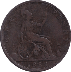 1889 PENNY ( FINE ) - PENNY - Cambridgeshire Coins