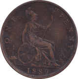 1889 PENNY ( FINE ) - PENNY - Cambridgeshire Coins