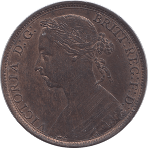 1889 PENNY ( UNC ) - Penny - Cambridgeshire Coins