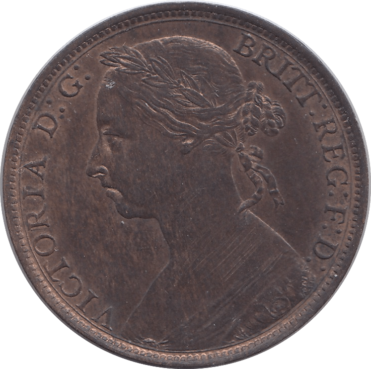 1889 PENNY ( UNC ) - Penny - Cambridgeshire Coins
