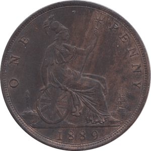 1889 PENNY ( UNC ) - Penny - Cambridgeshire Coins