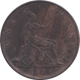 1889 PENNY ( UNC ) - Penny - Cambridgeshire Coins