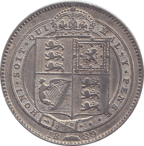 1889 SHILLING ( AUNC ) - SHILLING - Cambridgeshire Coins