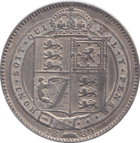 1889 SHILLING ( AUNC ) - SHILLING - Cambridgeshire Coins