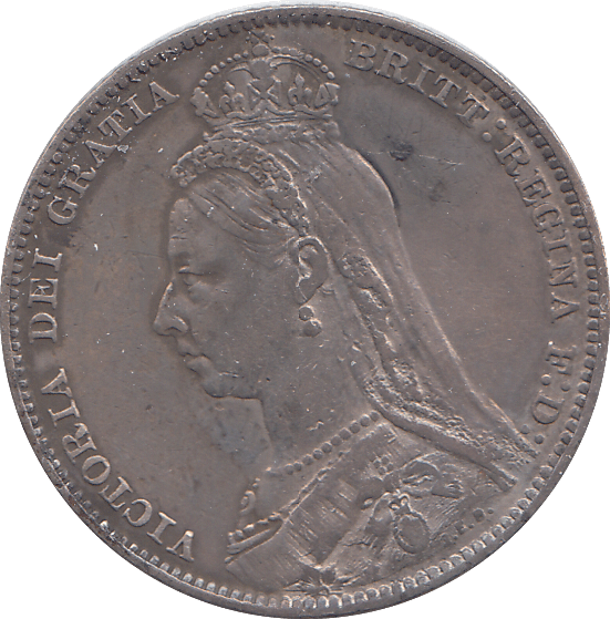 1889 SHILLING ( AUNC ) - SHILLING - Cambridgeshire Coins