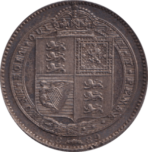 1889 SHILLING ( AUNC ) - SHILLING - Cambridgeshire Coins