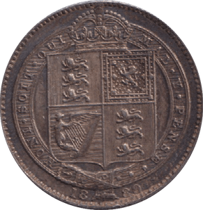 1889 SHILLING ( EF ) - SHILLING - Cambridgeshire Coins