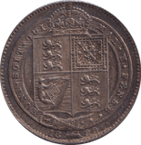 1889 SHILLING ( EF ) - SHILLING - Cambridgeshire Coins