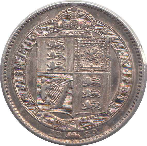 1889 SHILLING (EF) - SHILLING - Cambridgeshire Coins