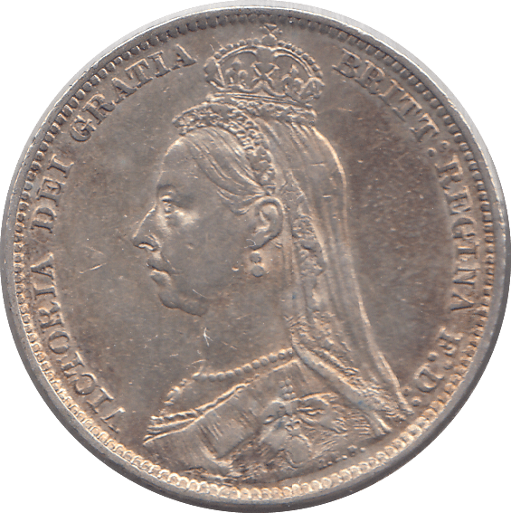 1889 SHILLING (EF) - SHILLING - Cambridgeshire Coins