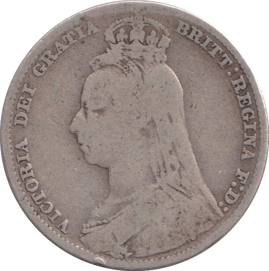 1889 SHILLING ( F ) - Shilling - Cambridgeshire Coins