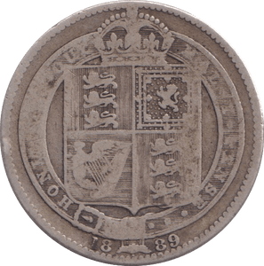 1889 SHILLING ( F ) - Shilling - Cambridgeshire Coins