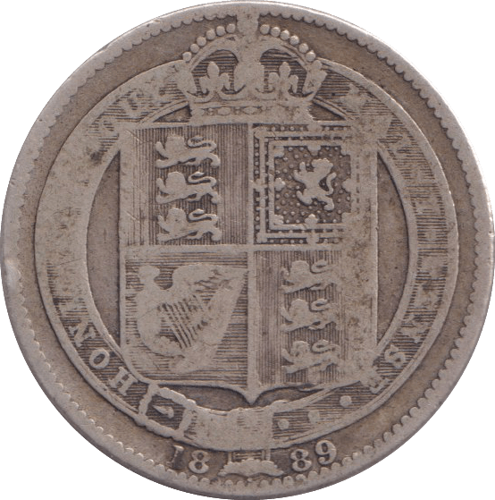 1889 SHILLING ( F ) - Shilling - Cambridgeshire Coins