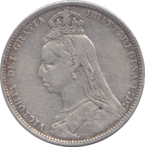 1889 SHILLING ( FINE ) - SHILLING - Cambridgeshire Coins