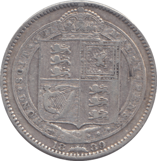 1889 SHILLING ( FINE ) - SHILLING - Cambridgeshire Coins