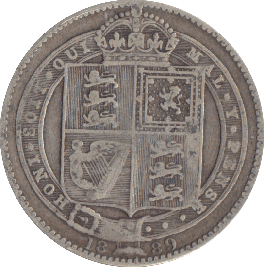 1889 SHILLING ( GF ) - SHILLING - Cambridgeshire Coins