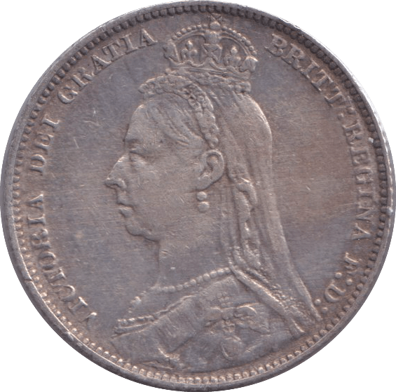 1889 SHILLING ( GVF ) - SHILLING - Cambridgeshire Coins