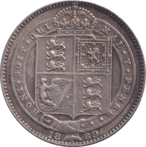 1889 SHILLING ( GVF ) - SHILLING - Cambridgeshire Coins