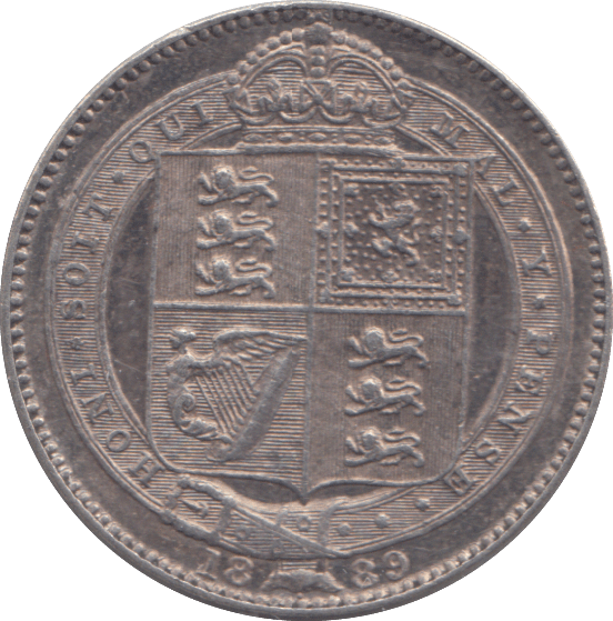 1889 SHILLING ( GVF ) - SHILLING - Cambridgeshire Coins