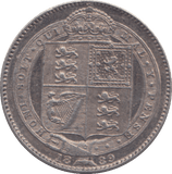 1889 SHILLING ( GVF ) - SHILLING - Cambridgeshire Coins