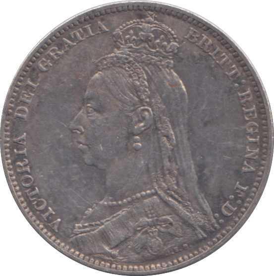 1889 SHILLING ( GVF ) - SHILLING - Cambridgeshire Coins
