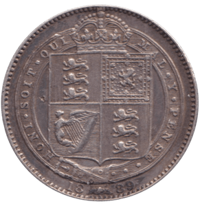 1889 SHILLING ( GVF ) - SHILLING - Cambridgeshire Coins