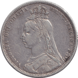 1889 SHILLING ( VF ) - SHILLING - Cambridgeshire Coins