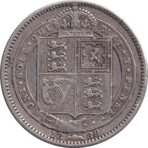 1889 SHILLING ( VF ) - SHILLING - Cambridgeshire Coins