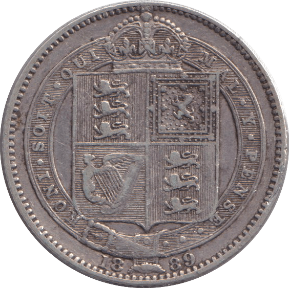 1889 SHILLING ( VF ) - SHILLING - Cambridgeshire Coins
