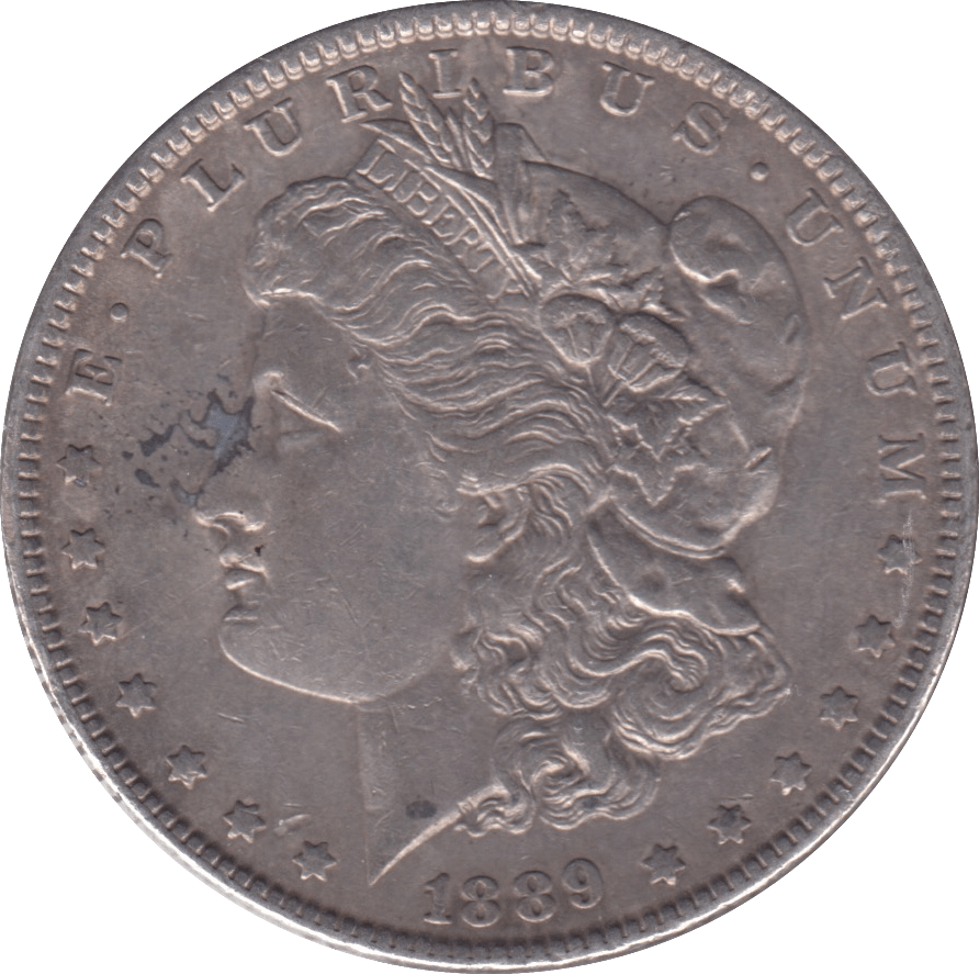 1889 SILVER DOLLAR USA PHILADELPHIA MINT - SILVER WORLD COINS - Cambridgeshire Coins