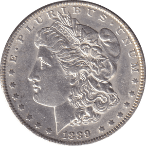 1889 SILVER DOLLAR USA - SILVER WORLD COINS - Cambridgeshire Coins