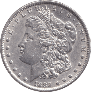 1889 SILVER DOLLAR USA - SILVER WORLD COINS - Cambridgeshire Coins