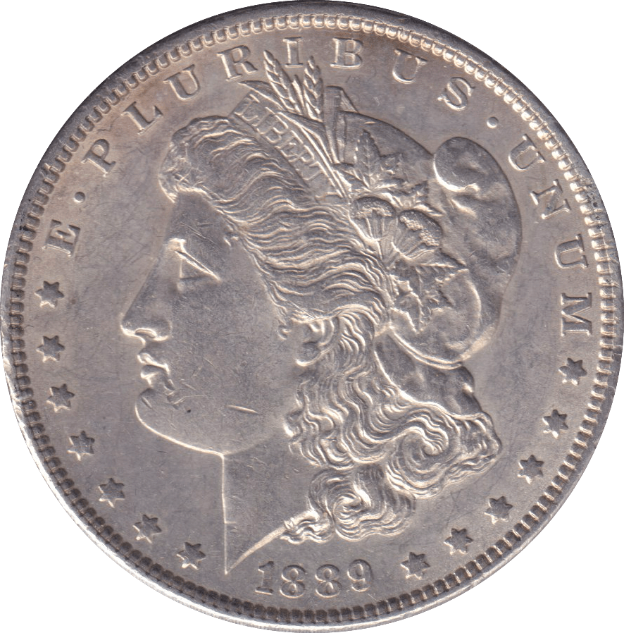 1889 SILVER MORGAN DOLLAR USA 2 - SILVER WORLD COINS - Cambridgeshire Coins