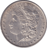 1889 SILVER MORGAN DOLLAR USA 2 - SILVER WORLD COINS - Cambridgeshire Coins