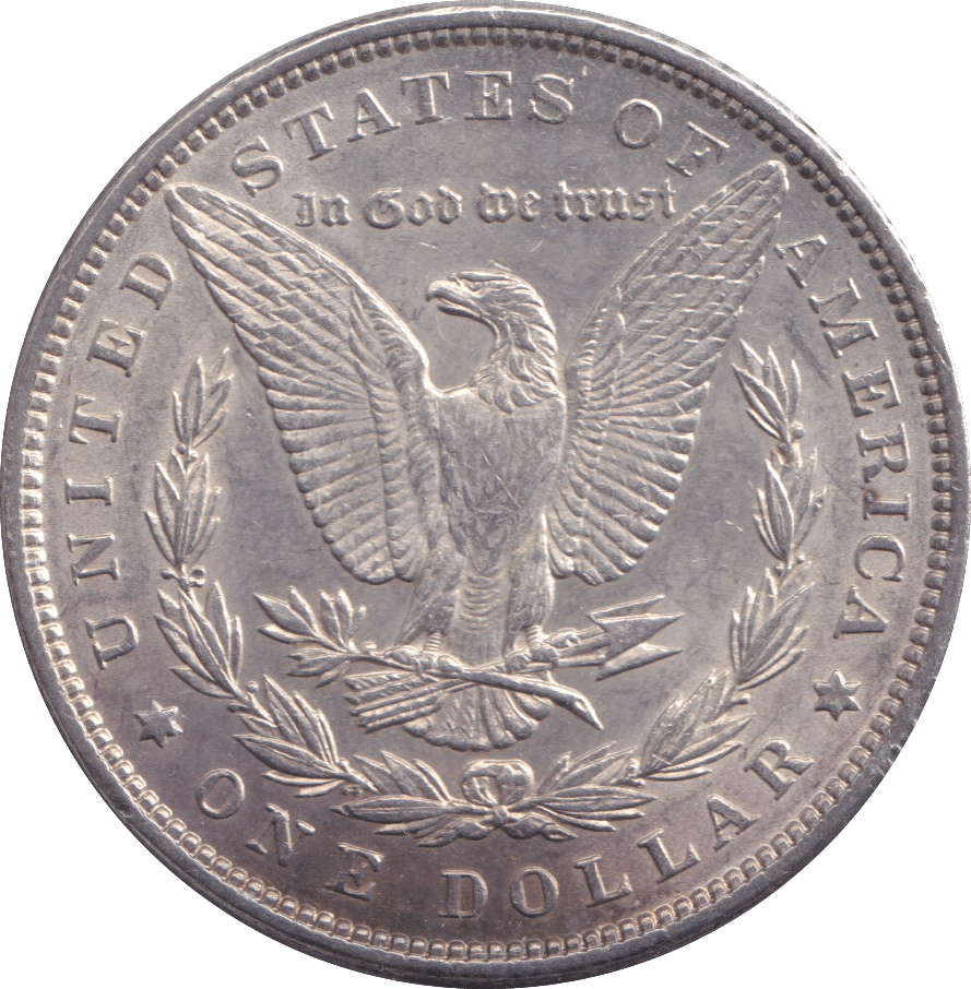 1889 SILVER MORGAN DOLLAR USA 2 - SILVER WORLD COINS - Cambridgeshire Coins