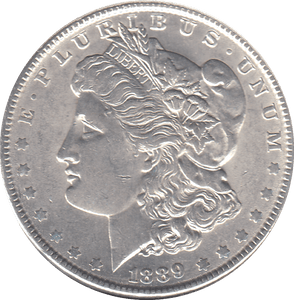 1889 SILVER MORGAN DOLLAR USA PHILADELPHIA MINT 2 - SILVER WORLD COINS - Cambridgeshire Coins