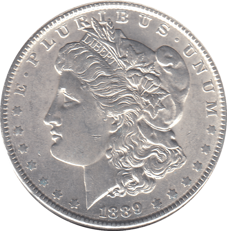 1889 SILVER MORGAN DOLLAR USA PHILADELPHIA MINT 2 - SILVER WORLD COINS - Cambridgeshire Coins