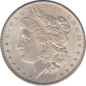 1889 SILVER MORGAN DOLLAR USA PHILADELPHIA MINT 3 - SILVER WORLD COINS - Cambridgeshire Coins