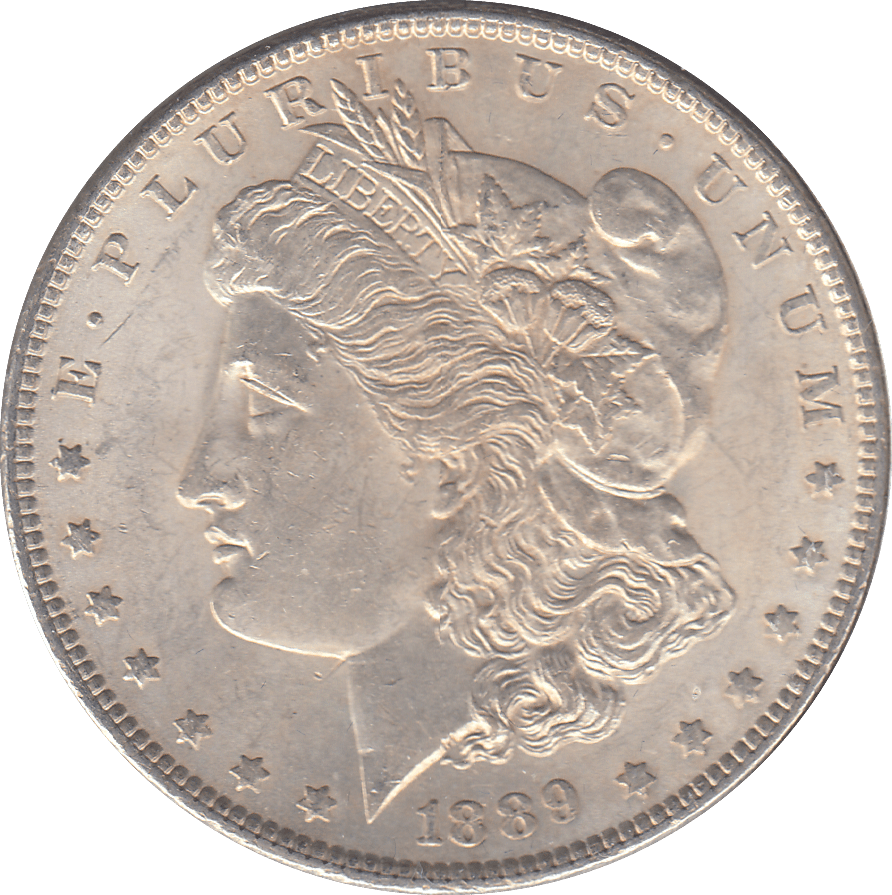 1889 SILVER MORGAN DOLLAR USA PHILADELPHIA MINT 3 - SILVER WORLD COINS - Cambridgeshire Coins