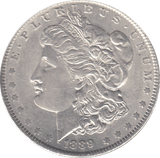 1889 SILVER MORGAN DOLLAR USA PHILADELPHIA MINT 5 - SILVER WORLD COINS - Cambridgeshire Coins