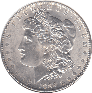 1889 SILVER MORGAN DOLLAR USA PHILADELPHIA MINT 6 - SILVER WORLD COINS - Cambridgeshire Coins
