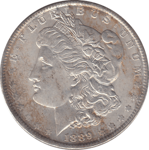 1889 SILVER MORGAN DOLLAR USA PHILADELPHIA MINT 8 - SILVER WORLD COINS - Cambridgeshire Coins